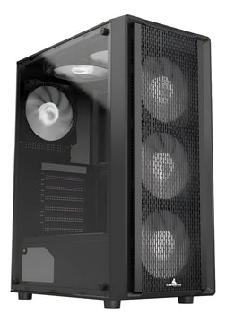 Gabinete Gamer Iceberg Flow C Dark Edition 6 Fans No Led Negro