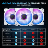 Carcasa Pc Darkflash Micro Atx Con 3 Ventiladores Argb