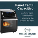 Freidora Aire Renahouse Horno Mesa Air Fryer 12 L Cesta Negro
