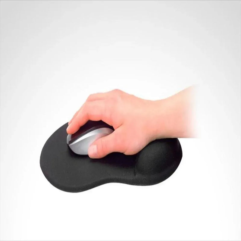 Pad Mouse En Gel Ergonómico Negro
