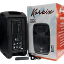 Parlante Korbix Kx 802 portátil con bluetooth negra