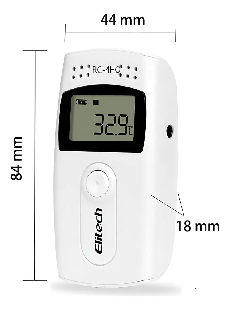Data Logger Elitech Rc-4hc Temperatura Humedad Digital