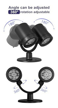 Luces Proyector Navideñas De Doble Cabeza, Zbpp Led Exterior