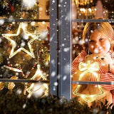 Steford Luces Navideñas Para Ventanas, 3 Piezas De Luces Led