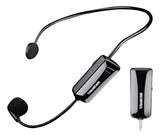 Micrófono Diadema Uhf Takstar Hm200w Largo Alcance Negro