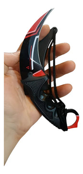 Cuchillo Karambit Atomic A22-3d Con Estuche Negro