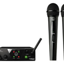 Micrófono Inalámbrico Doble Akg Wms40 Mini Dual De Mano Color Negro