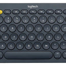 Logitech K380, Teclado Multi-dispositivo Bluetooth Color del teclado Grafito Idioma Español