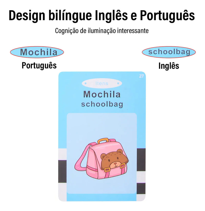 Brastoy Computador Didáctico Inglés - Español Azul