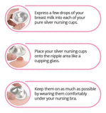 Silveriumom The Original Silver - Tazas De Lactancia Protec
