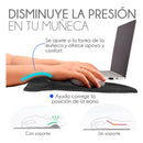 Mousepad Tapete Ergonomico De Gel Antideslizante Raton Negro