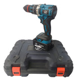 Taladro Percutor Inalámbrico Mandril 1/2 Brushless Color Azul Frecuencia 60hz