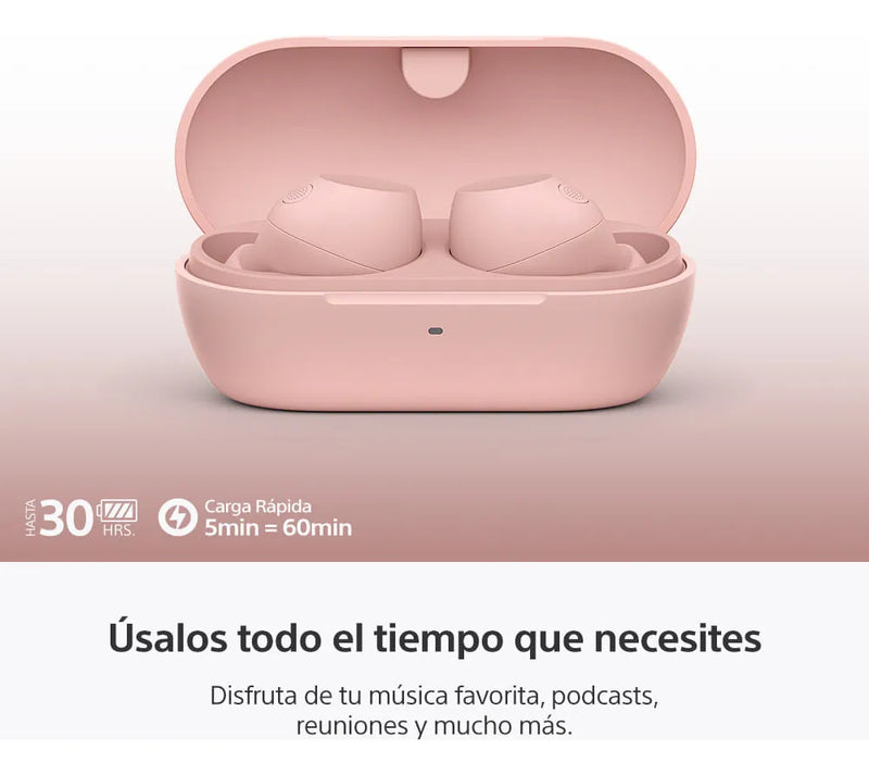 Auriculares in-ear inalámbricos Sony Bluetooth WF-C710N WF-C710N rosa