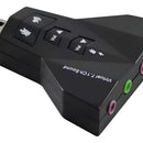 Adaptador Tarjeta De Sonido 7.1 Auriculares Y Microfonos