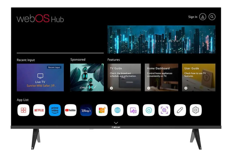 Televisor Caixun 50 Uhd 4k Smart Led Webos C50vauw