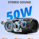 Parlante Tronsmart Mirtune S100 Bluetooth 50w Portátil Led Negro