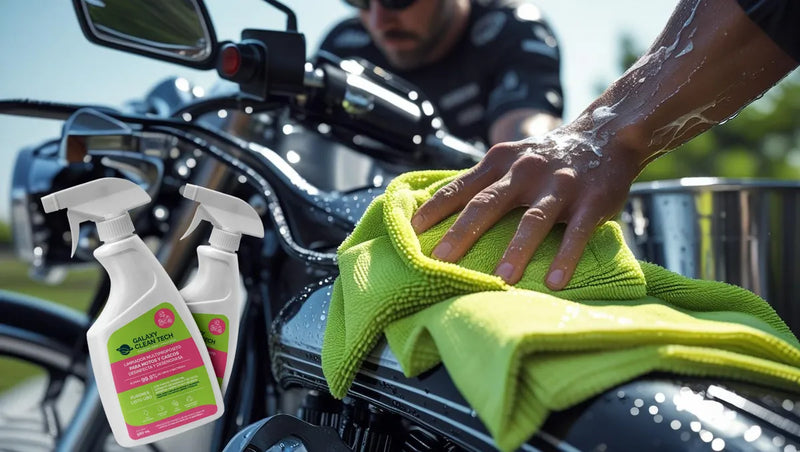 Lavado En Seco Moto Y Casco Ecológico Biodegradable Galaxy