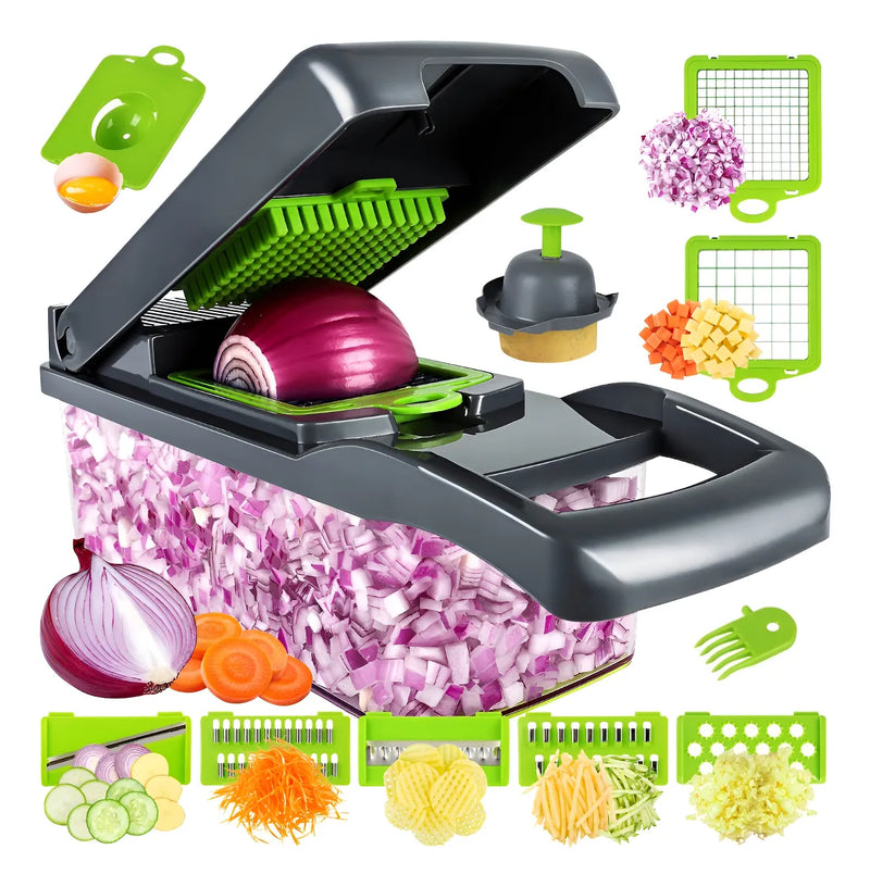 Picador Cortador De Verduras Frutas 1 Set 14 Piezas