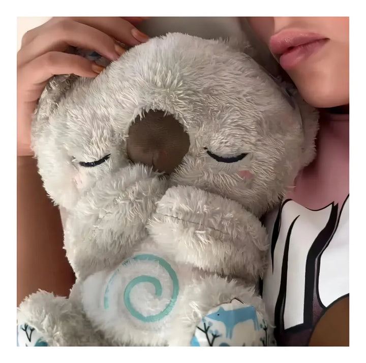 Koala De Juguete Que Respira,alivia La Ansiedad Consonido Color Gris