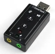 Adaptador Audio Usb 3d / Tarjeta De Sonido Externa