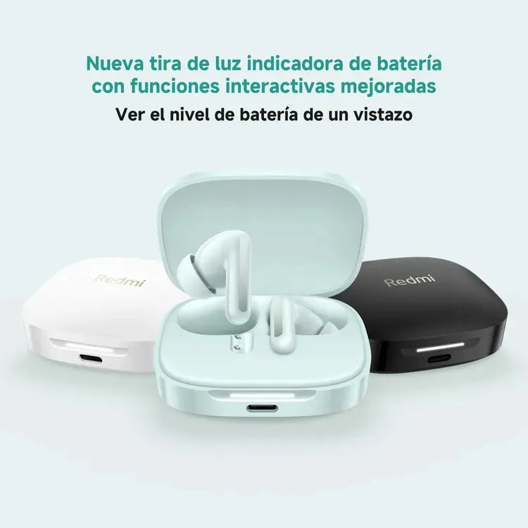 Xiaomi Redmi Buds 6, Auriculares Táctil Ip54, Blanco