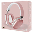 Audífonos Bluetooth Inalámbricos Movisun K20 Diadema Color Rosado