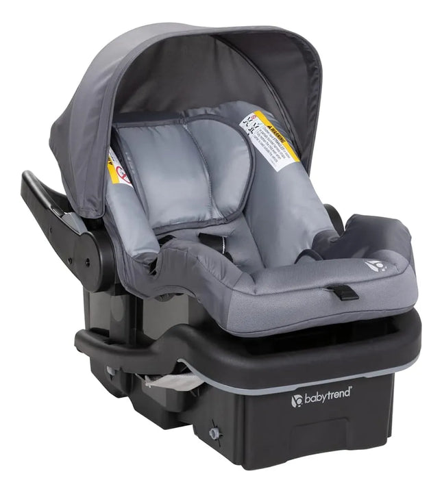 Sistema De Viaje Passport Cargo De Bambú Gris Con Moisés