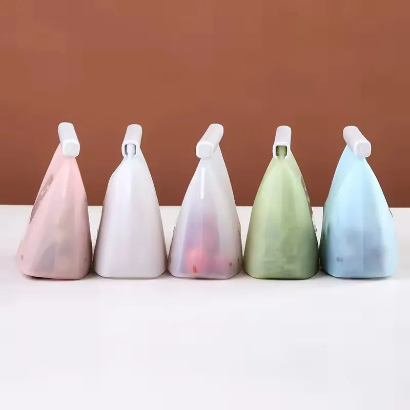 5 Bolsas De Almacenamiento De Leche Materna De Silicona