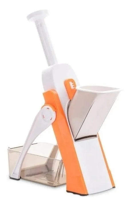 Cortador Verduras Frutas Multifuncional Mandolina Brava Naranja Claro