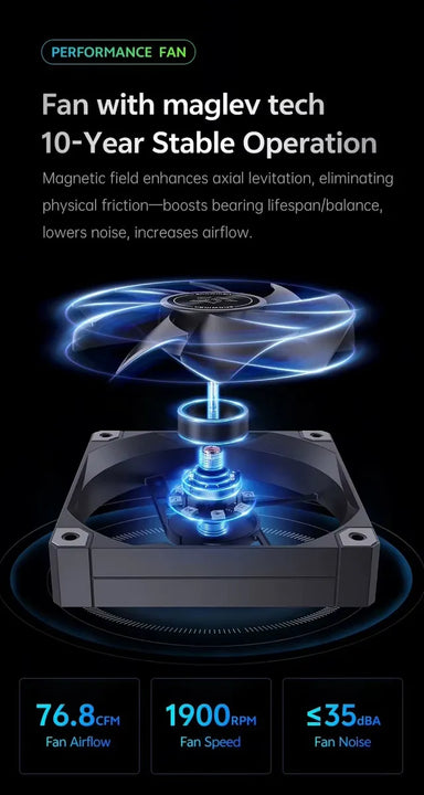 Cooler Disipador Para Intel - Amd Ventilador 120mm Snowman Negro