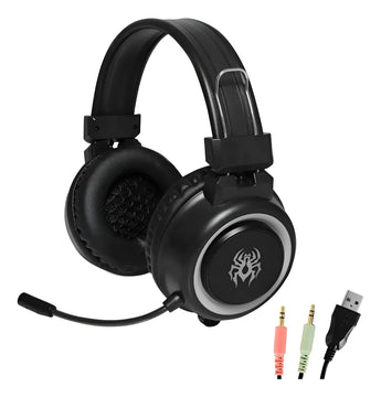 Audifonos Gamer Yoro V5 RGB con Luz RGB Diadema Auricular Cable Microfono