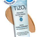 TIZO 3 Protector Solar Facial Mineral con Color SPF 40 Tinted – Acabado Matte para Pieles Grasas y Sensibles, 50gr