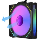 Lian Li Sl Infinity 120 Rslin120-1b - Hoja Inversa, Color Ne