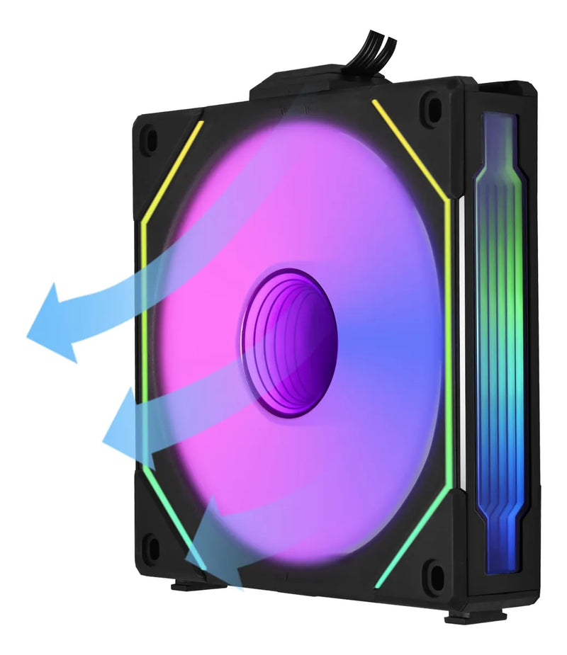 Lian Li Sl Infinity 120 Rslin120-1b - Hoja Inversa, Color Ne