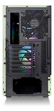 Gabinete Ceres 300 Matcha Green Tg Argb con 3 ventiladores Tt