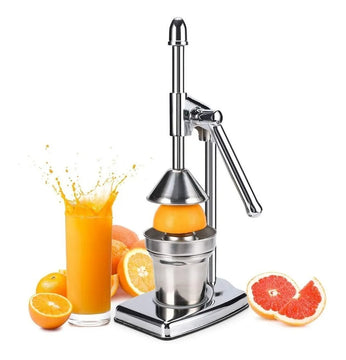Exprimidor Frutas Zumos Manual Acero Inoxi Mini Prensador