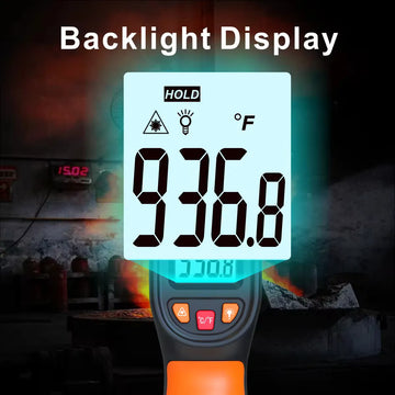 Termometro Digital Infrarrojo Industrial Laser -50° | 600°c