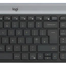 Teclado Logitech + Mouse Mk470 Wirelees Slim Usb Color Del Teclado Negro