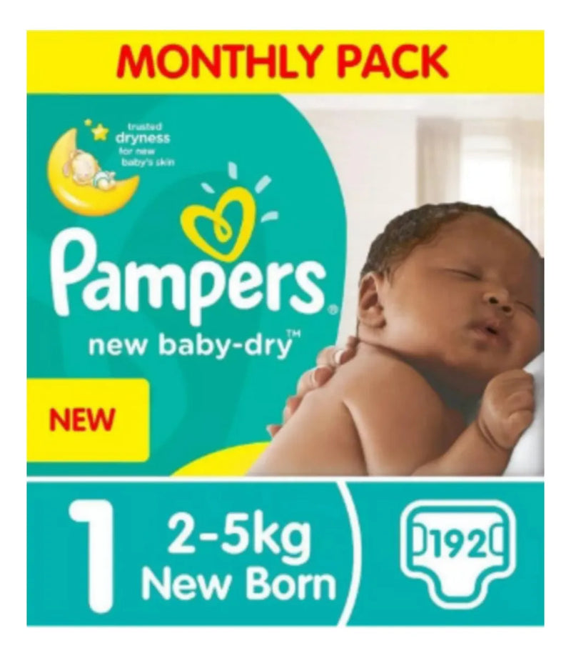 Pañales Pampers Etapa 1 X 160 U Sin Género