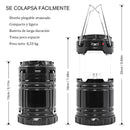 Lampara, linterna Solar, recargable Para Camping y5700