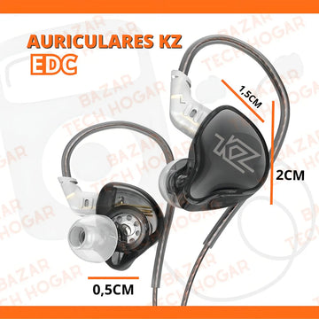 Audífonos Kz Edc Originales Hifi Para Monitor Sin Micrófono