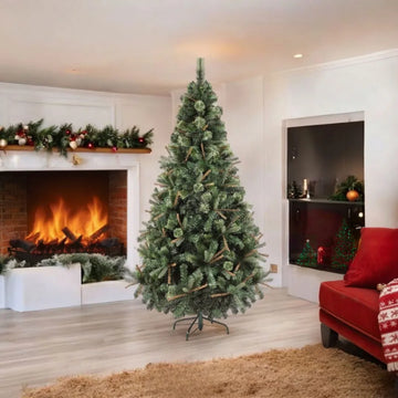 Árbol De Navidad Pino Himalaya 2.25m Verde 1131 Ramas