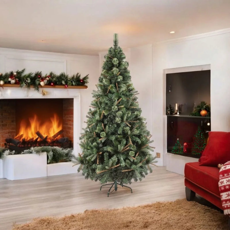 Árbol De Navidad Pino Himalaya 2.25m Verde 1131 Ramas