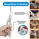 Tijeras De Acero Inoxidable Cocina Cortar Pollo Multiusos Plateado