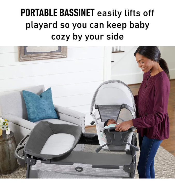 Graco Corralito Pack N Play Close2baby Derby Con Moisés Y Ca