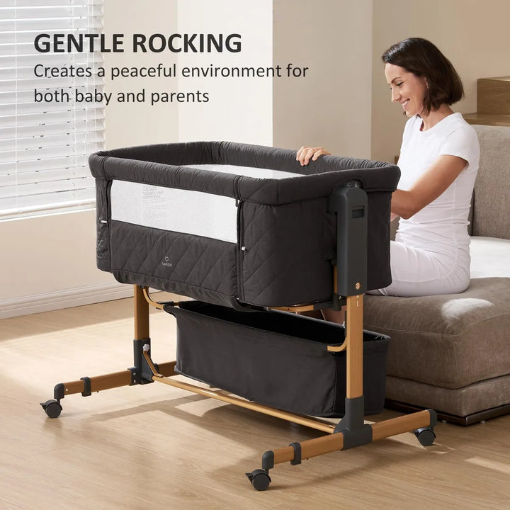 Moises 3 En 1, Cuna Mecedora, Moises De Noche, 6 Alturas Aju