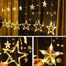 Instalación Luces Led Estrella Decoración Navideña Cálida Cálida