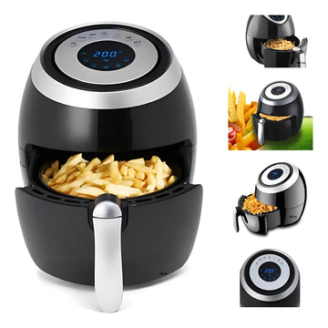Freidora Sin Aceite Digital 4.2 Air Fryer Negro