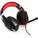 Fone de ouvido over-ear sem fio Kotion Gamer G2000 negro e rojo