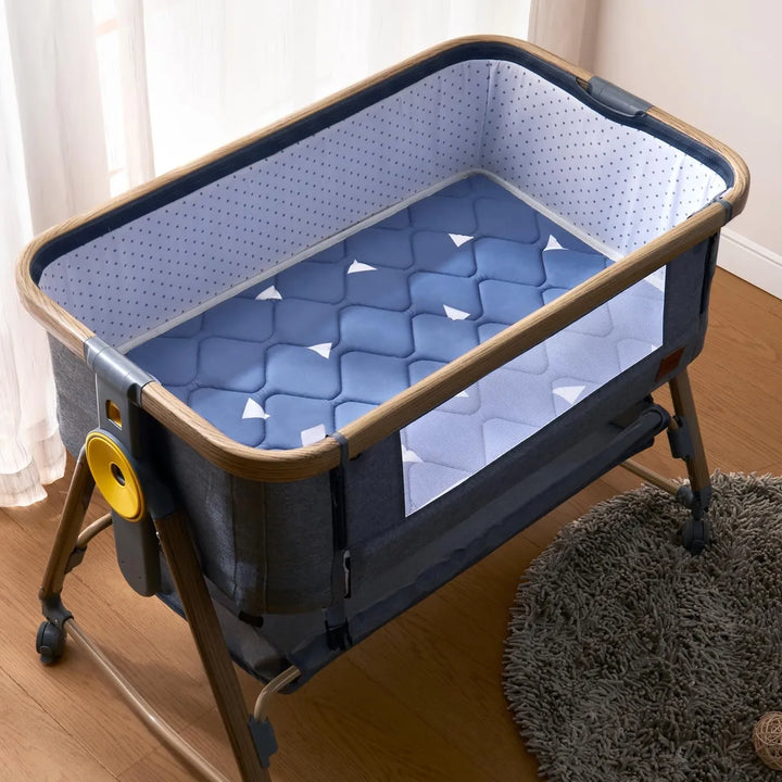 Lilyvibebearhappy Colchon De Moises Para Bebe, Transpirable,